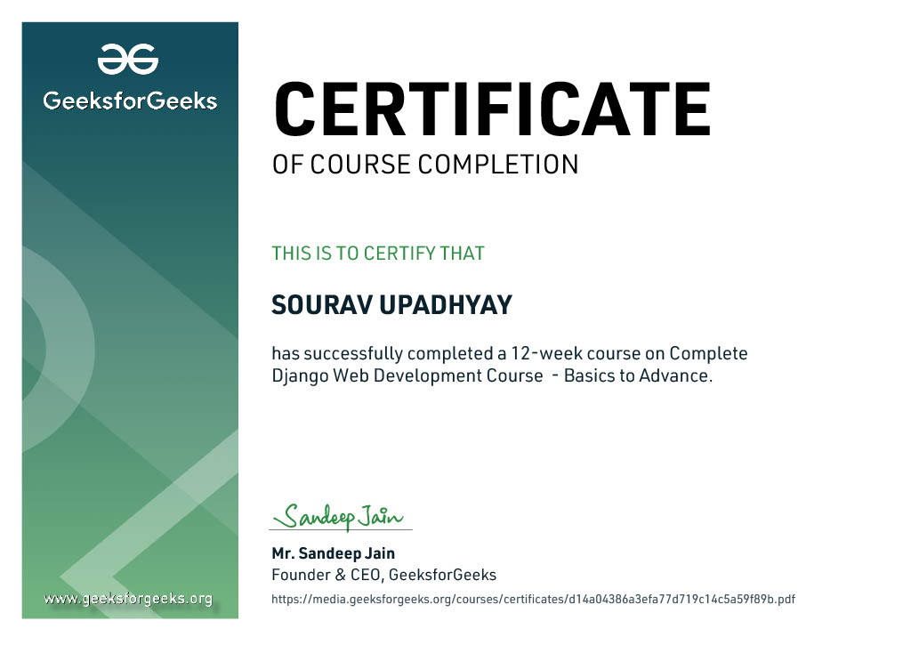Certificate 2