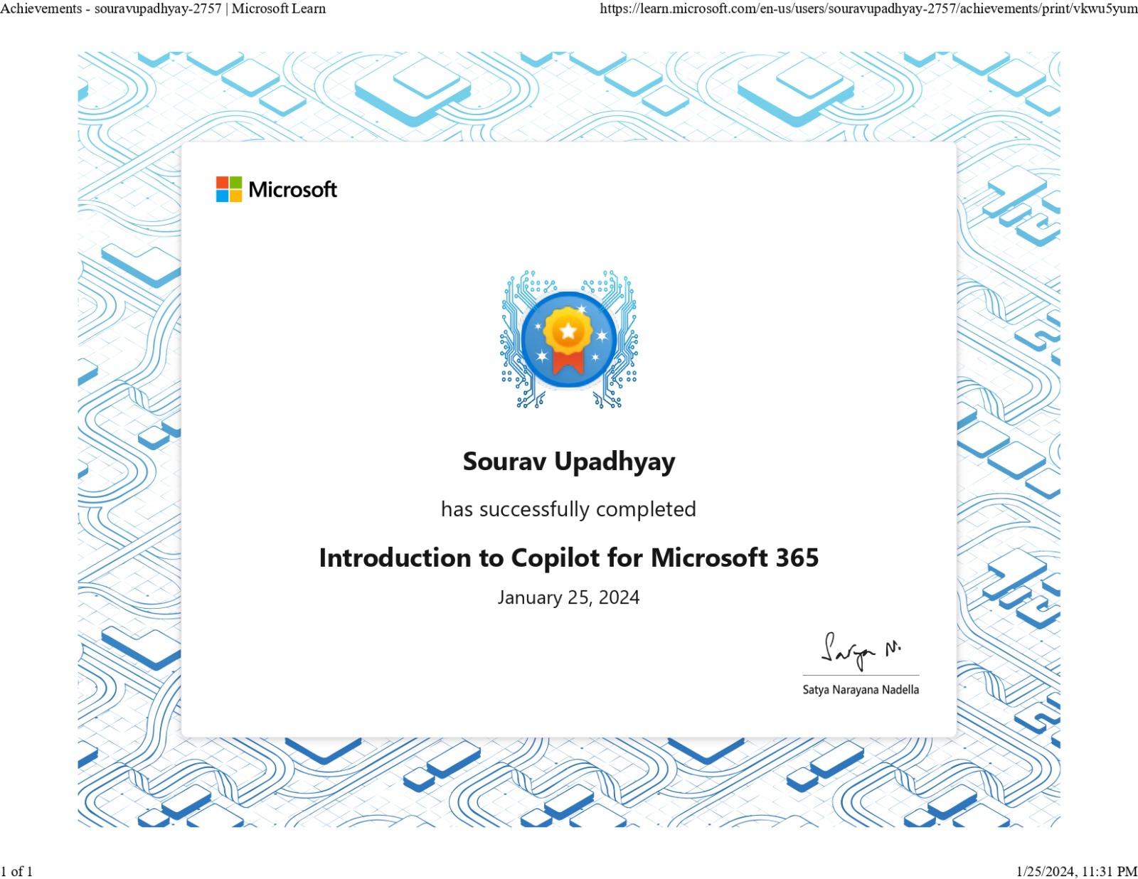 Certificate 10